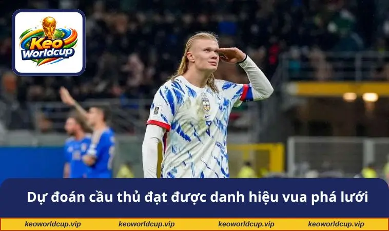 Dự đoán cầu thủ đạt được danh hiệu vua phá lưới