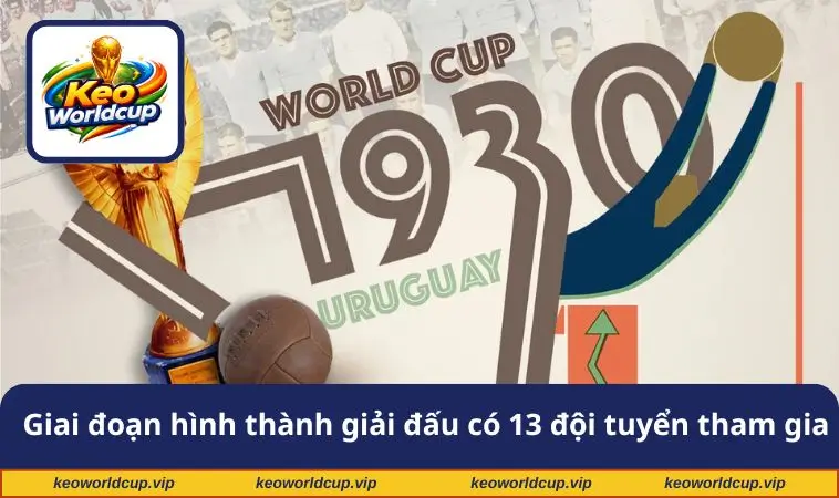 Giai đoạn hình thành giải đấu chỉ có 13 đội tuyển tham gia