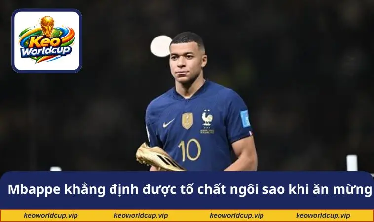 Mbappe khẳng định được tố chất ngôi sao khi ăn mừng