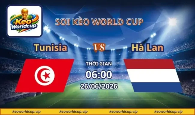 Soi kèo World Cup Tunisia vs Hà Lan