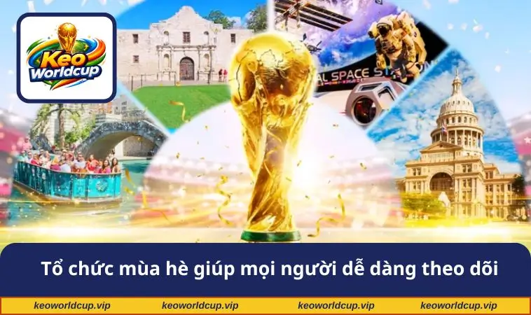 Tổ chức mùa hè giúp mọi người dễ dàng theo dõi