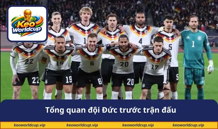 Tổng quan đội Đức trước trận đấu
