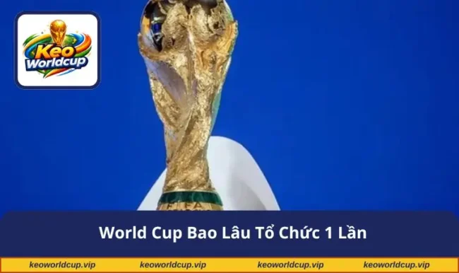 World cup bao lâu tổ chức 1 lần